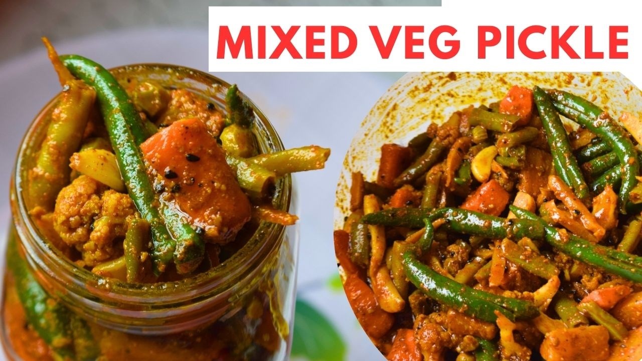 Mixed veg Pickle Recipe | Homemade vegetable pickle | Honglingei Sida Achar Semhaurage #manipuri