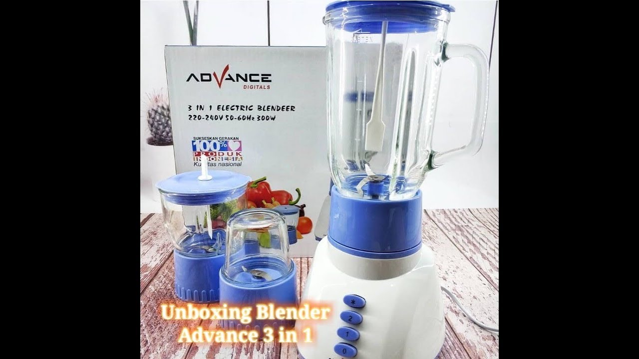 Unboxing Blender advance 3 in 1 dan membuat es jus YouTube