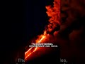 Biggest volcano eruption ever recorded 😱 #volcano #nature #naturedisasters #facts #ytshorts