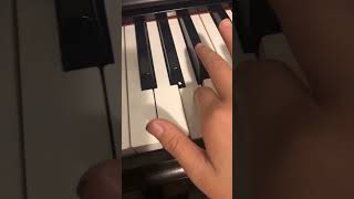 Playing golden hour on piano