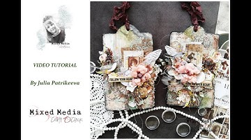 Video tutorial mixed media tags by Julia Patrikeeva