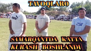 SAMARQANTDA KATTA KURASH ZOXIT