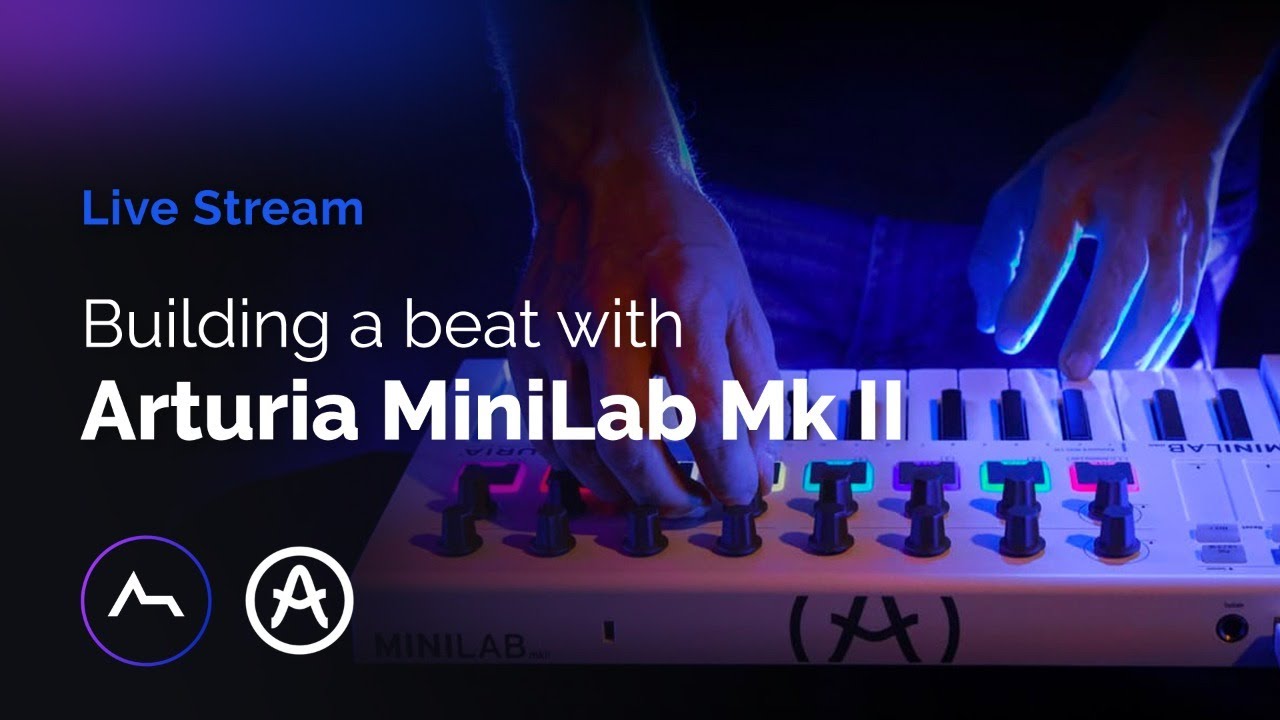 Live - Building a beat with the Arturia MiniLab Mk II