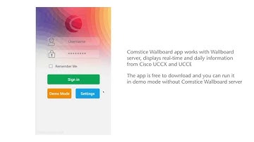 Comstice Wallboard Android App for Cisco UCCX and UCCE
