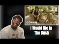 AMERICAN REACTS TO Conan Learns How To Survive In The Australian Bush | CONAN on TBS