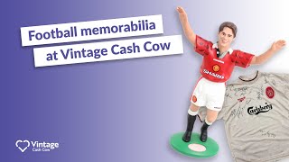 Football Memorabilia at Vintage Cash Cow