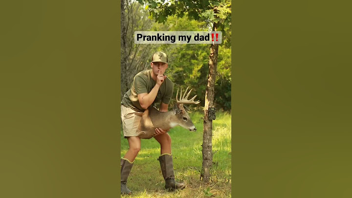 Pranking my dad! #feathersandfins #deerhunting #prank