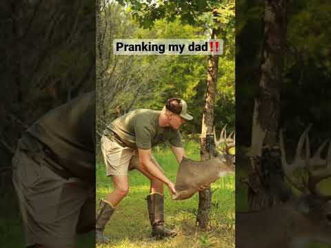 Pranking My Dad! Feathersandfins Deerhunting Prank