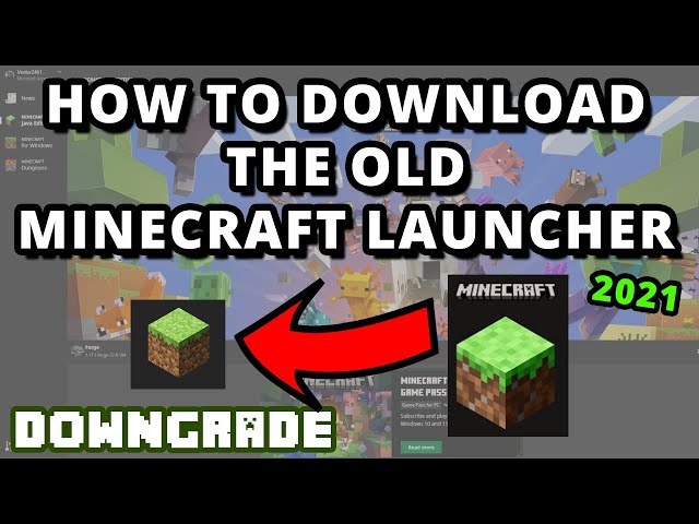 How To Get Back To The Old Launcher in Minecraft (NOV 2017