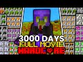 I survived 3000 days in hardcore minecraft full minecraft movie