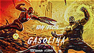 Gasolina X Ironman Birthday special Edit Status || Tonny Stark Edit ||  Ironman  Gasolina Edit