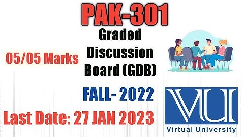 Pak 301 GDB Solution Fall 2022|| Pak301 Solved GDB 2023|| Rizwan Bin Rafiq