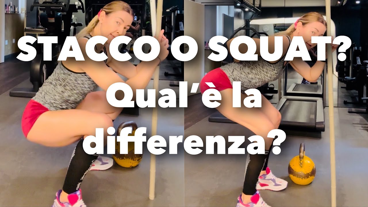 Non capisco la differenza tra lo squat e stacco da terra, qualcuno me la può spiegare? 🤷‍♀️