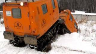 Hagglund (Лось) BV-206 stuck (part_3)