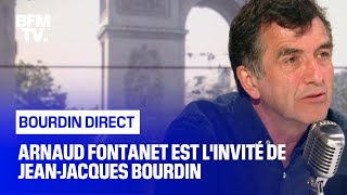 Arnaud Fontanet face à Jean-Jacques Bourdin en direct