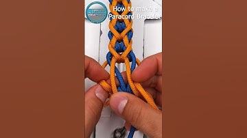 Paracord Bracelet Webbed Endless Falls Knot Tutorial