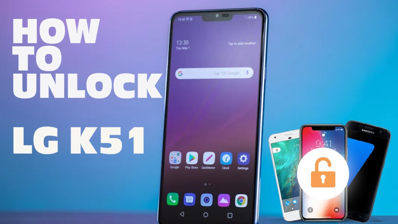 How to permanently UNLOCK an LG K51 using tmbkiller software - YouTube