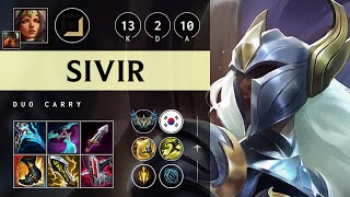 Sivir ADC vs Lucian - KR Challenger Patch 25.15