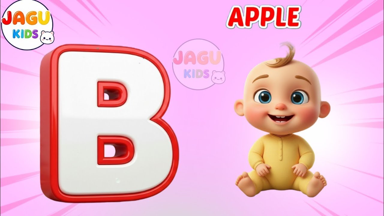 ABC phonics Song | A is for Apple 🍎B for Baby | Alphabet Rhymes | ABCD ...