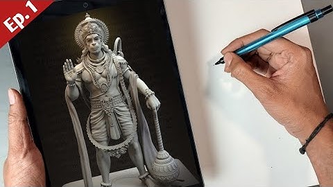 How To Draw Hanuman ji 😍 Step By Step Shading Tutorial 🔥 | its art adda #hanuman #drawing