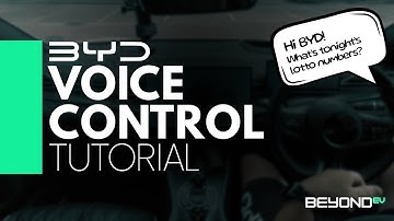 How to use the VOICE CONTROL system in BYD Cars