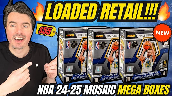 I HAVE NEVER SEEN RETAIL LIKE THIS😱🔥!! THE NEW: NBA 2024-25 Mosaic Mega Boxes (3Box Review)