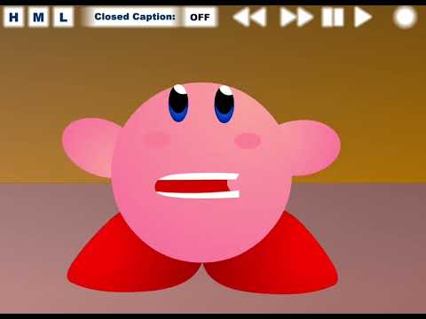 Alternate beginging to ytp: kirby nearly dies to eat a hotdog