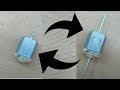 How to make double shaft DC motor  at home | DC motor double side power transmission