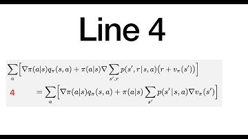 Line 4, Understanding Policy Gradient Proof