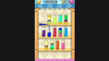 Water Sort Puzzle I Level 256 I  Facebook I SOLVED