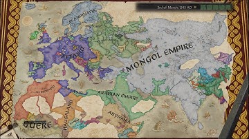 CK3 Timelapse but with more conquerors and very relaxed culture rules