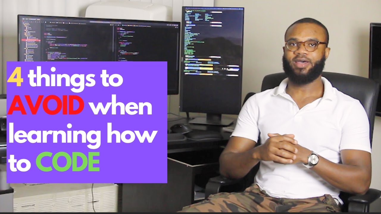 4 things to avoid when learning how to code - YouTube