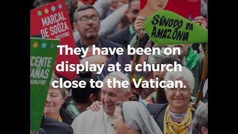 Pope Francis apologizes that Amazon synod 