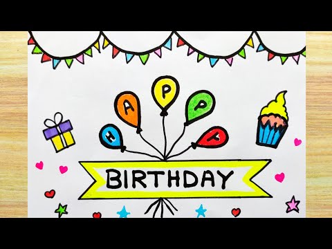 birthday gift boxes and party hats decoration hand drawing design Stock  Vector Image & Art - Alamy