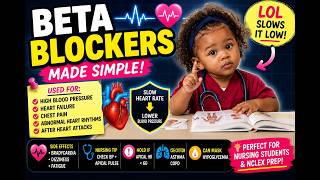 Nursing Beta Blockers: The Cardiac Meds Students Always Mix Up Made Easy.