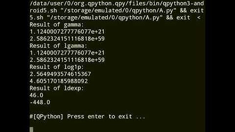 Math functions in #python #Part13  #gamma( )  #lgamma( )  #log1p( )  #ldexp( )