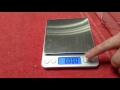 Small Size Digital Scale, up to 6.6 pounds (grams, ounces, grains, carats)