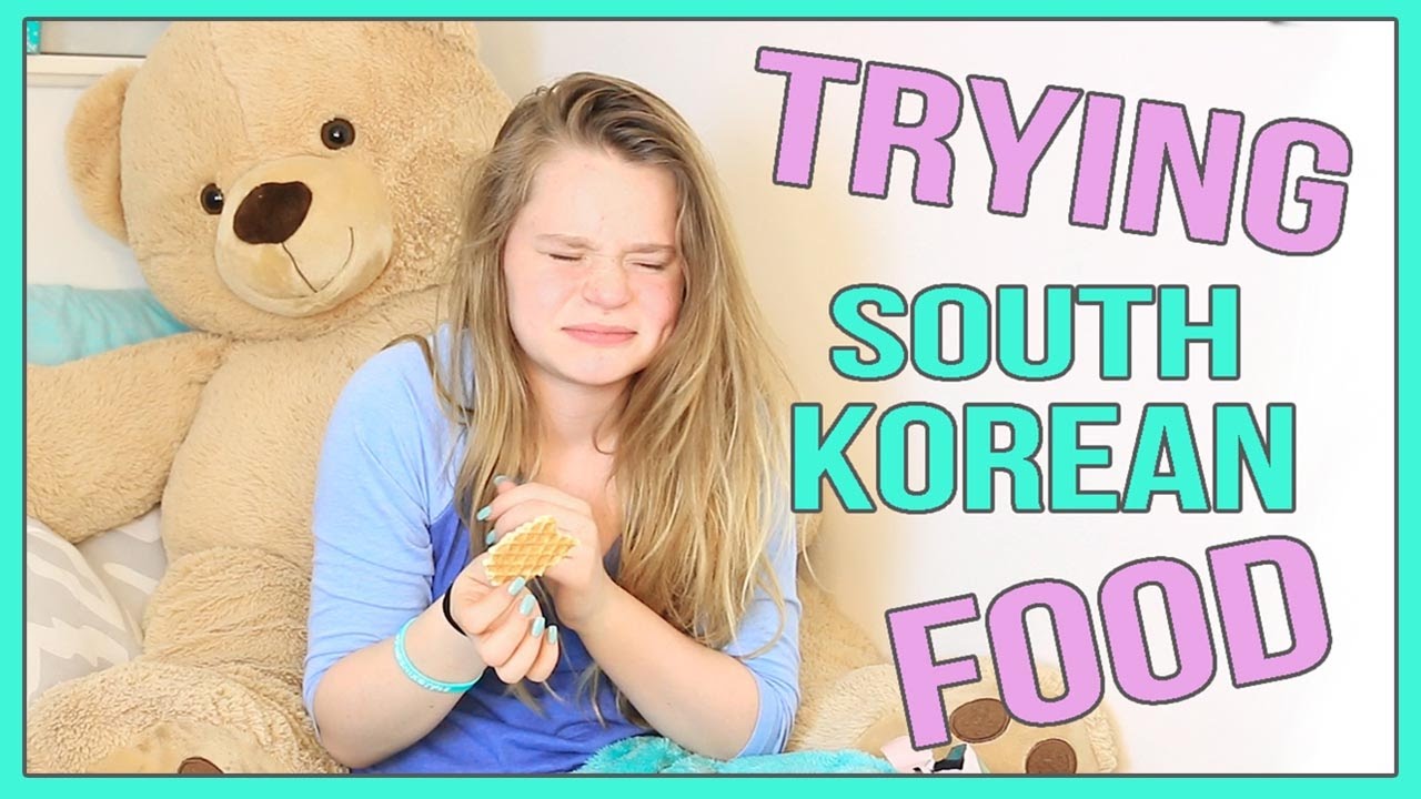Trying South Korean FOOD! | BlueEyedJackson