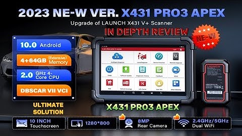 LAUNCH X431 PRO3 APEX Scan Tool: The Ultimate Mechanic