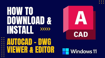 How to Download and Install AutoCAD - DWG Viewer & Editor For Windows