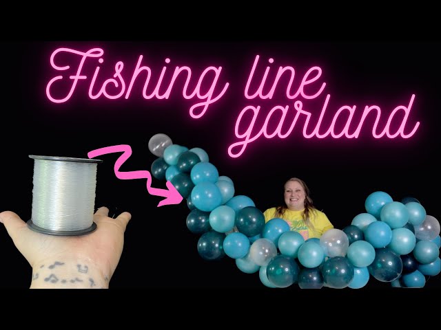 EVERYTHING You Need to Know About How to Make a Balloon Garland With Fishing  Line