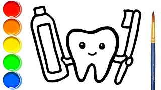 การระบายสและการวาดภาพสำหรบเดก ฟนการตน แปลงสฟน ยาสฟน Toula Art Tv