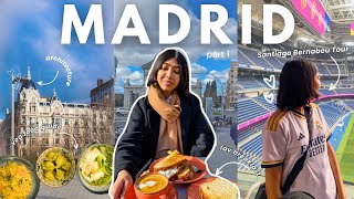 Madrid travel vlog- new Santiago Bernabeu tour + food and nightlife 🇪🇸🪩