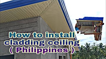 Paano maglagay ng kisame cladding@EL2peInlandboy