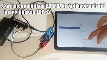 Cara menampilkan ID RFID ke aplikasi android menggunakan ESP32
