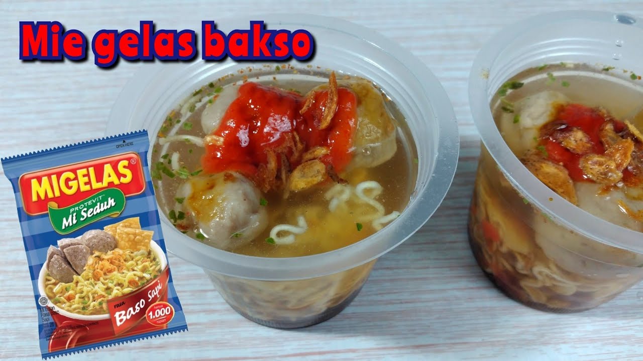 JUALAN MIE GELAS BAKSO KEKINIAN !! CUMA PUNYA 50.000 UDAH BISA NGELAPAK DI DEPAN RUMAH