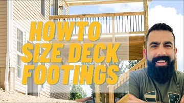How to Size Deck Footings