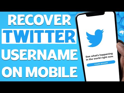 How to Recover Twitter Username on Phone 2021