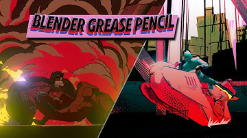 We mixed Akira with the Spider-Verse | Blender Grease Pencil Workflows