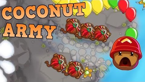 The Incredible Coconut Army - Moab Pit Old School (Bloons TD Battles)